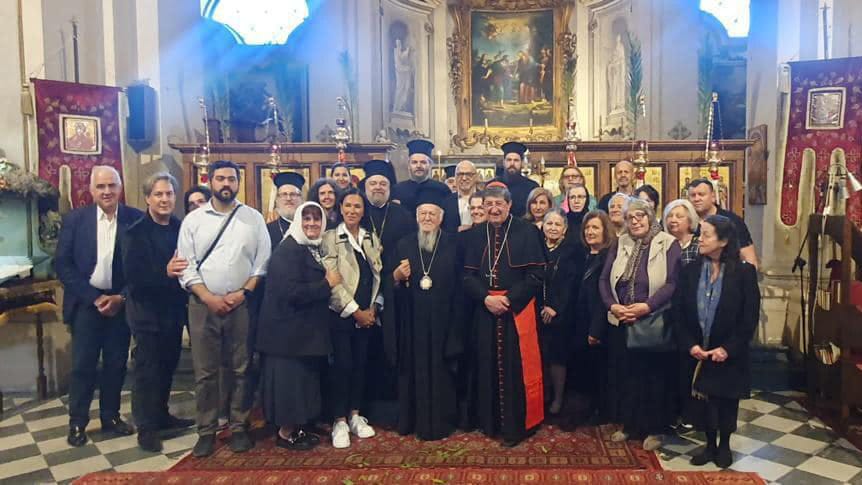 Visita ufficiale di Sua Santità il Patriarca Ecumenico Bartolomeo alla storica Basilica di Santa Croce a Firenze e alla Santa Chiesa Greco-Ortodossa di San Giacomo fratello del Signore